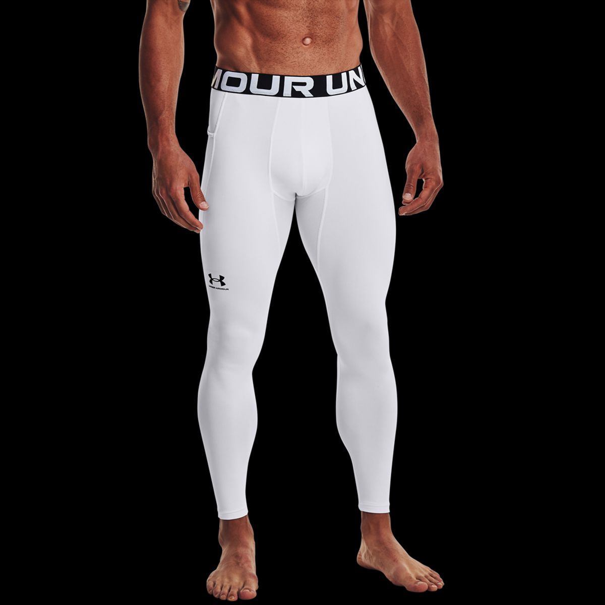 Under Armour Mænds - Coldgear Armour Leggings - White XXL