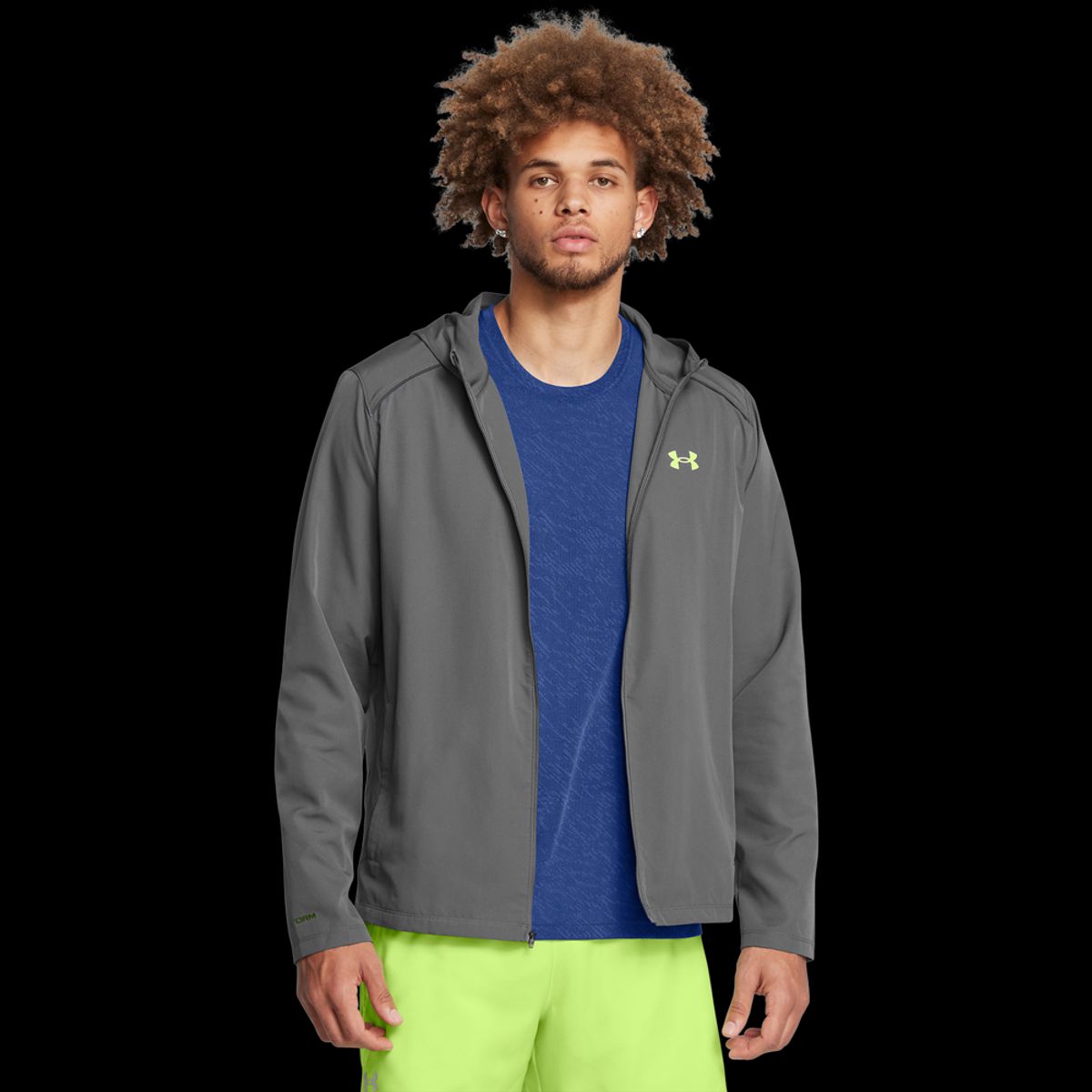 Under Armour Mænds - Storm Run Hooded Jacket - Castlerock XL