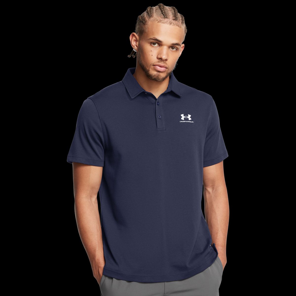 Under Armour Mænds - Icon Polo - Midnight Navy 3XL