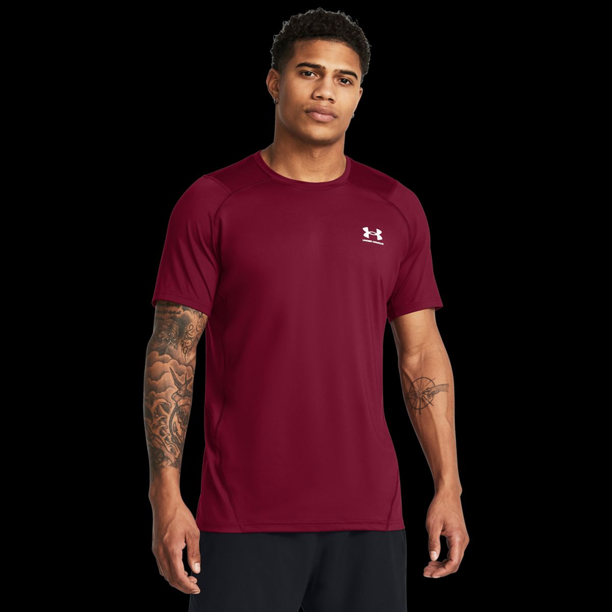 Under Armour Mænd - HeatGear Armour Fitted Shortsleeve - Cardinal Red XL