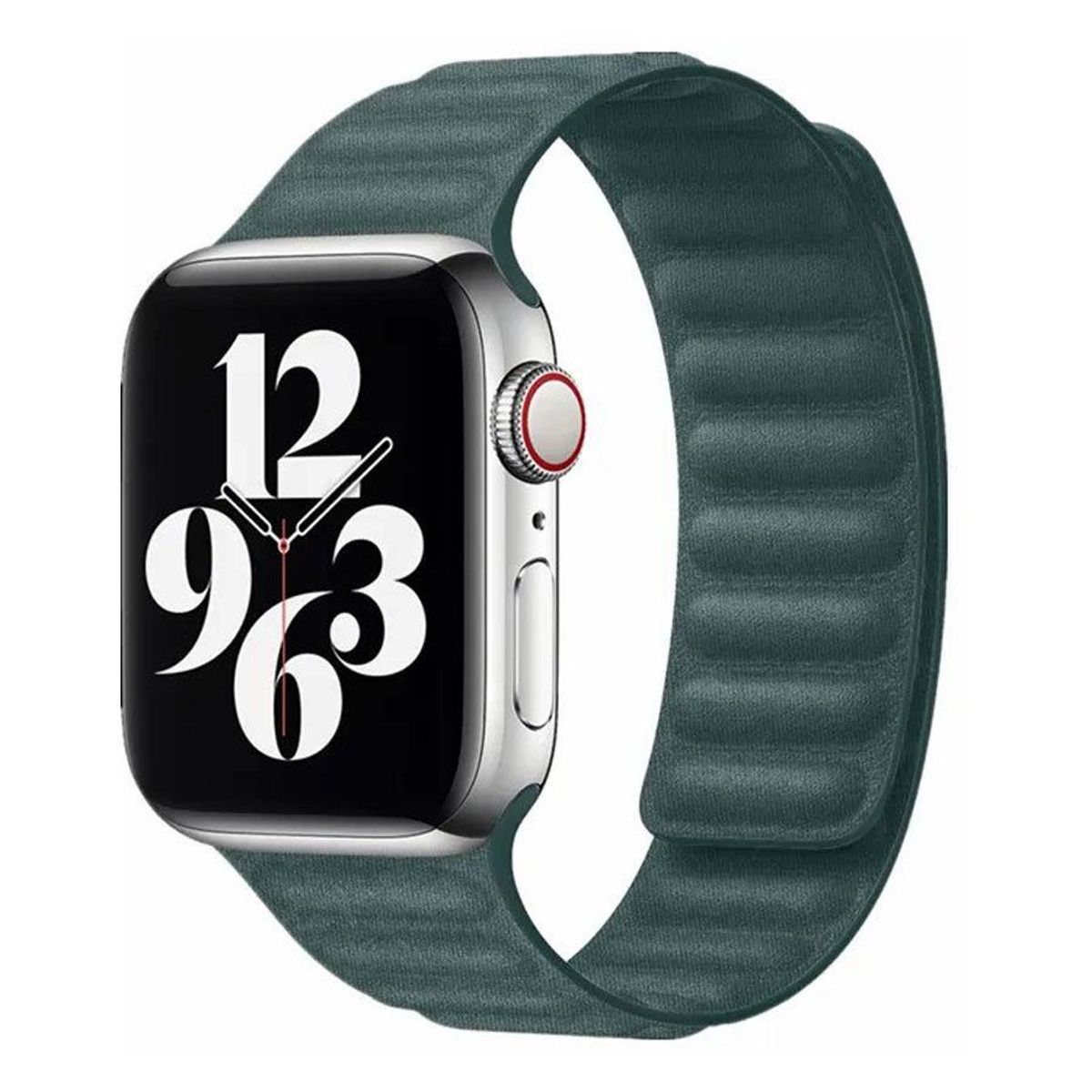 Lippa Apple Watch finewoven rem 42/44/45/49, Grøn