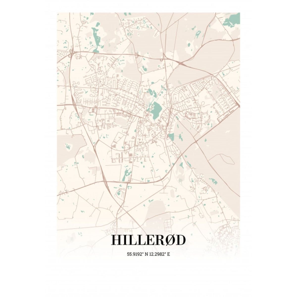 Hillerød 60x84 cm (A1)