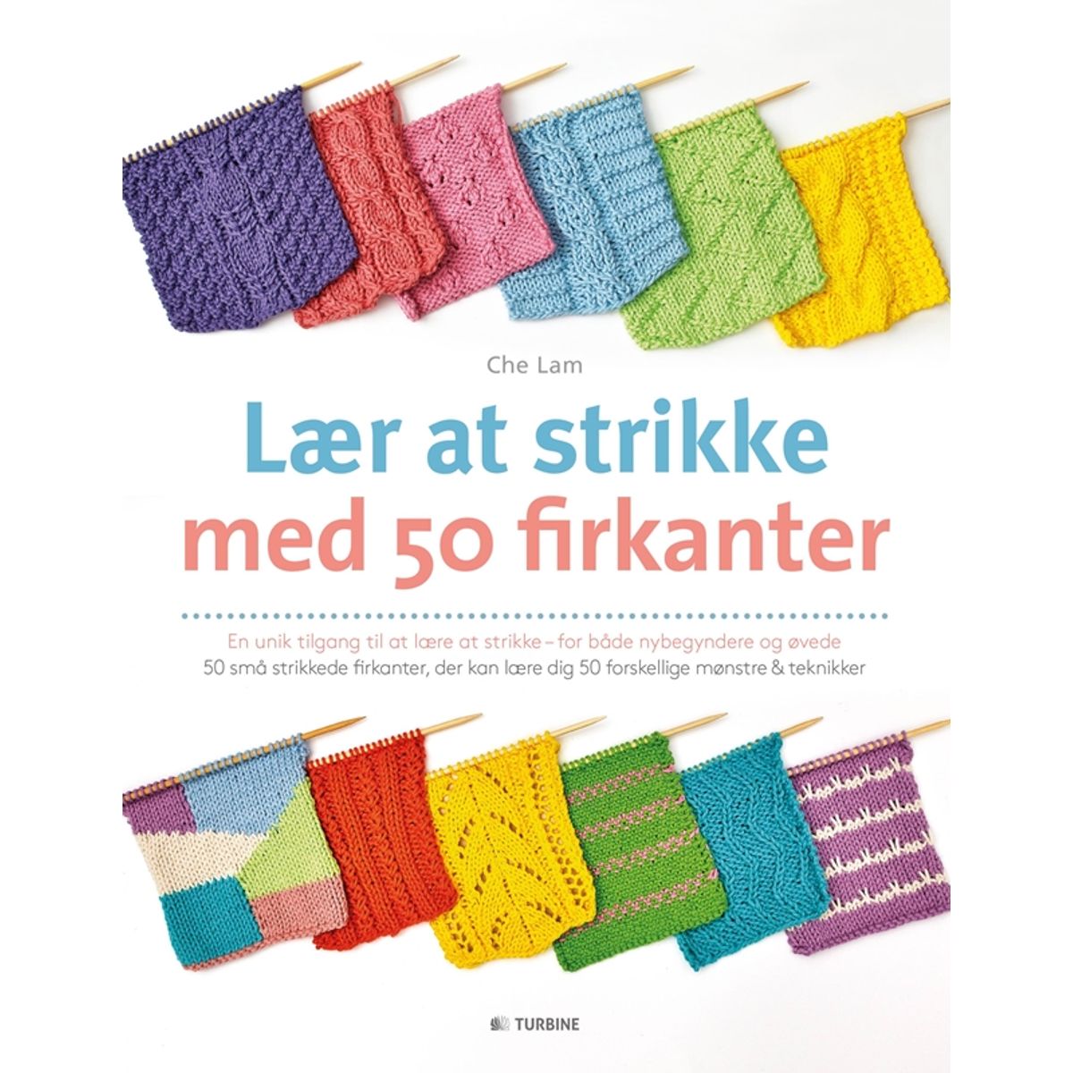 Lær at strikke med 50 firkanter