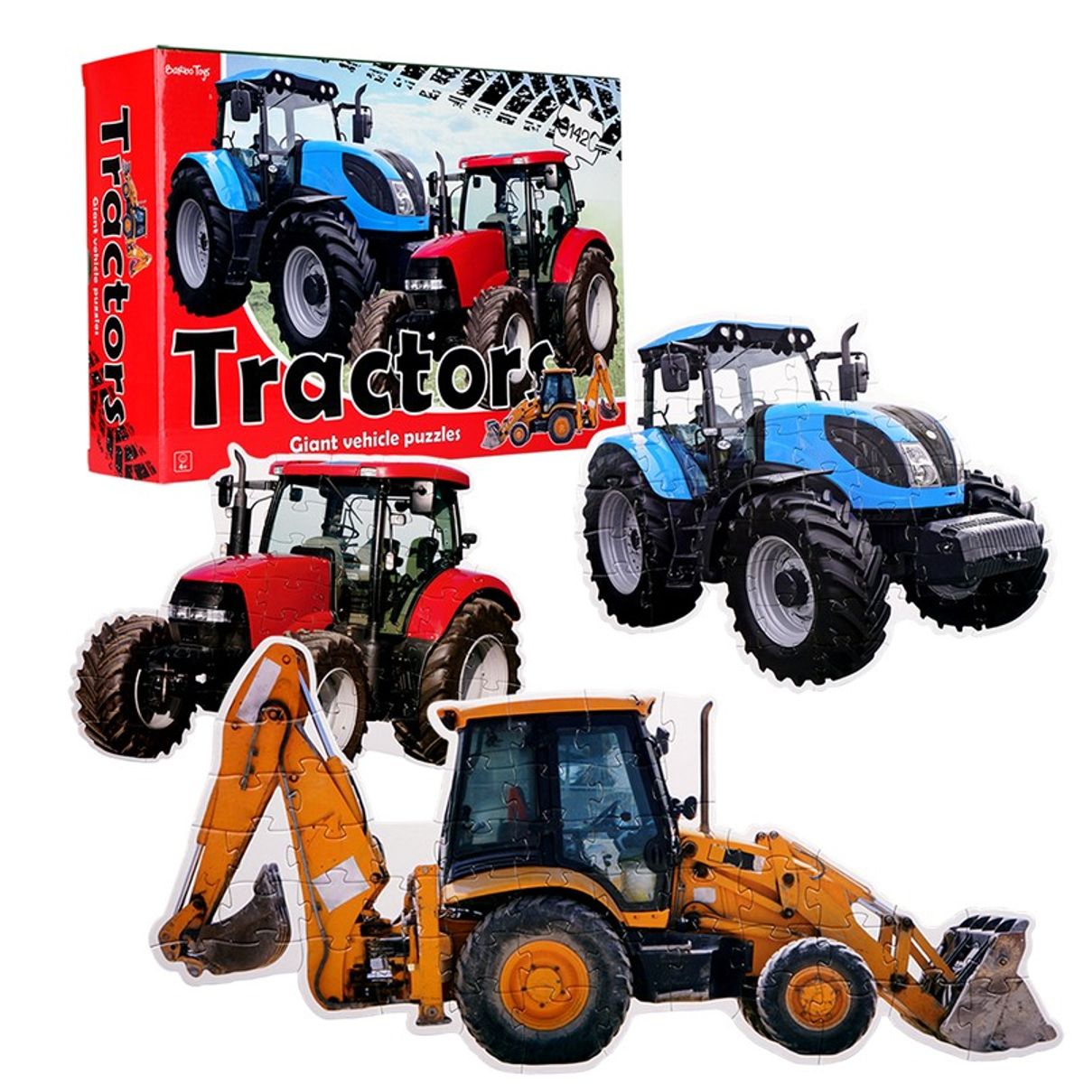 Traktor Gulvpuslespil