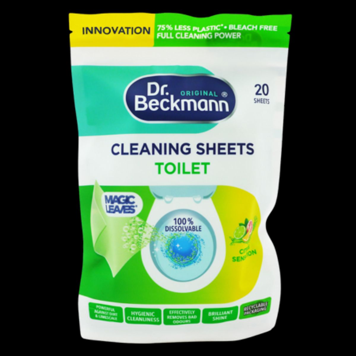 Dr. Beckmann Cleaning Toilet Sheets - 20 stk