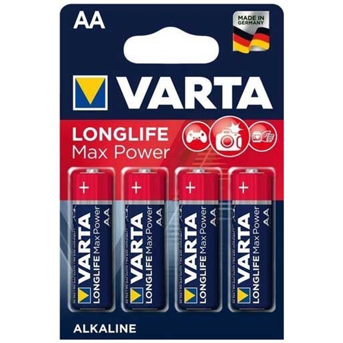 Varta Longlife Max Power AA Batterier - 4 stk