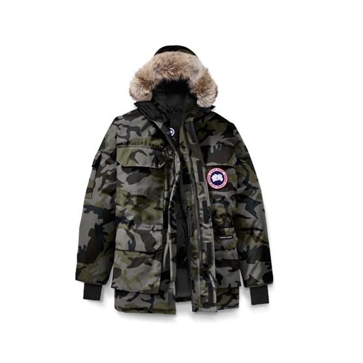 Canada Goose Mens Expedition Parka Print, Camo Coastal