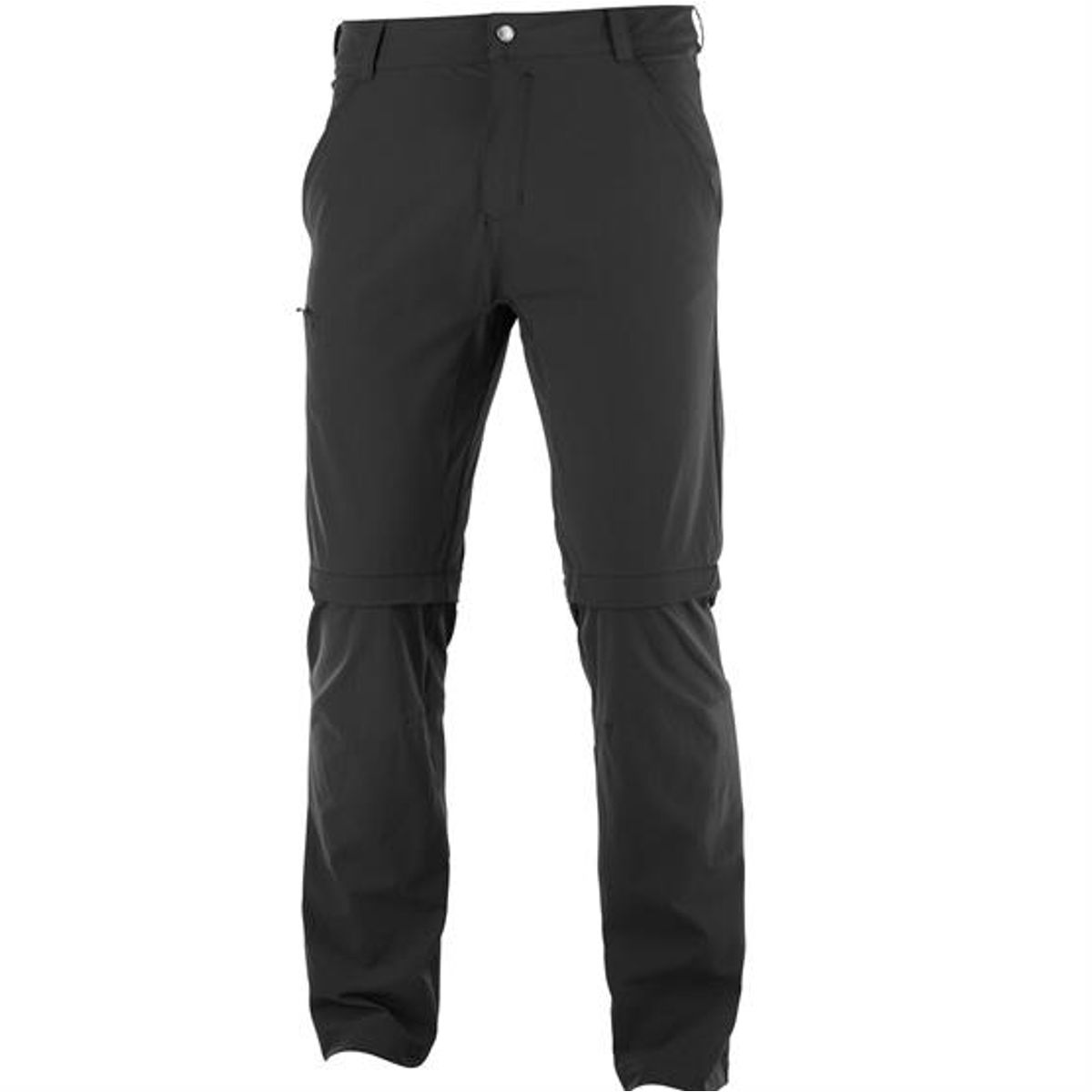 Salomon Wayfarer Zip Off Pants Mens, Black