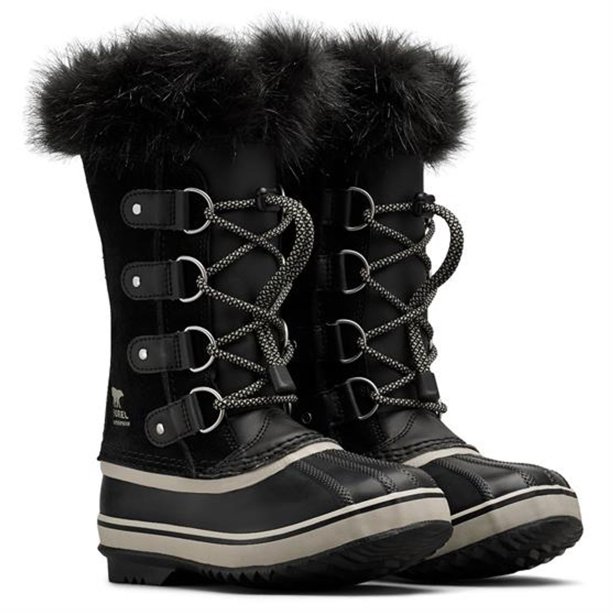 Sorel Youth Joan of Arctic WP, Black / Dove