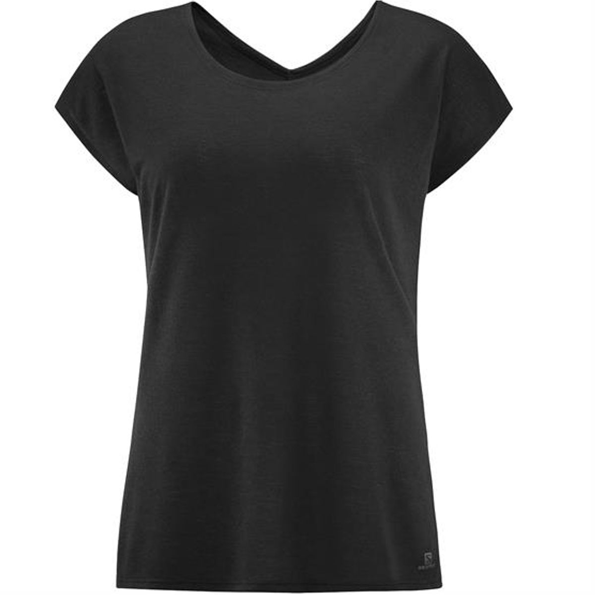 Salomon Comet Shaped Tee Womens, Black / Heather