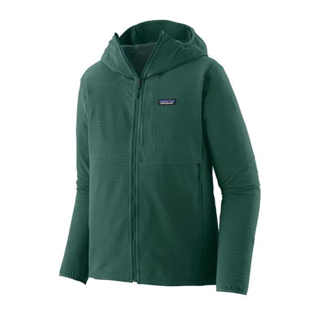 Patagonia Mens R1 TechFace Hoody, Conifer Green