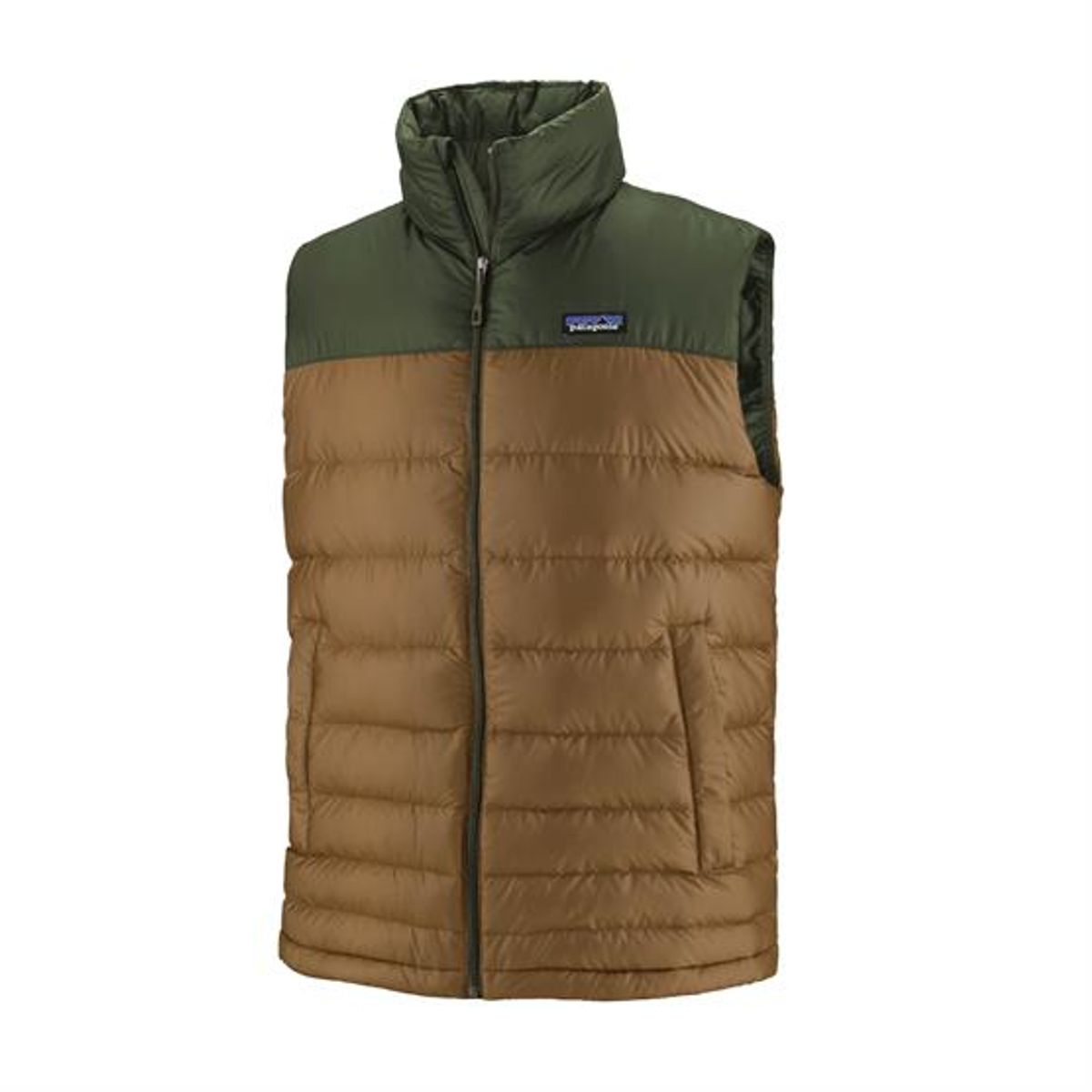 Patagonia Mens Hi-Loft Down Vest, Owl Brown