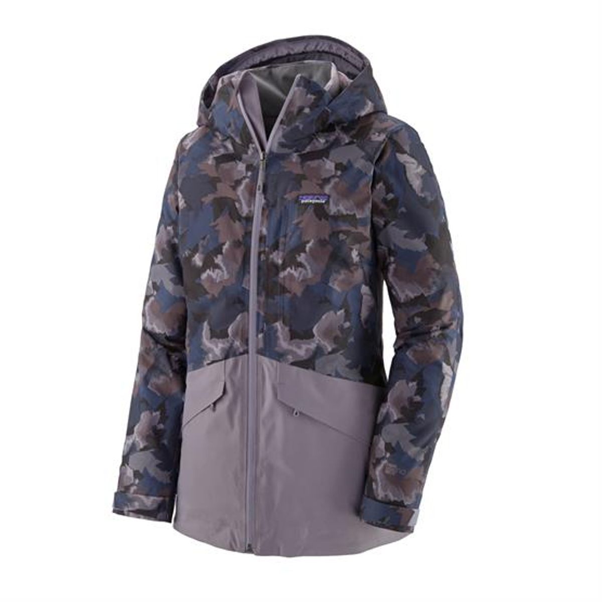 Patagonia Womens Insulated Snowbelle Jacket, Maple Camo