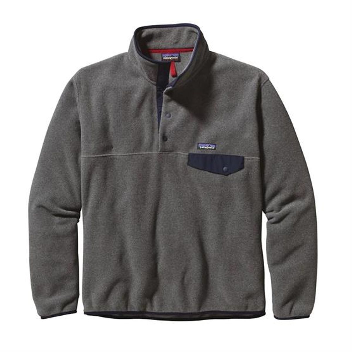 Patagonia Mens LW Synch Snap-T Pullover, Nickel