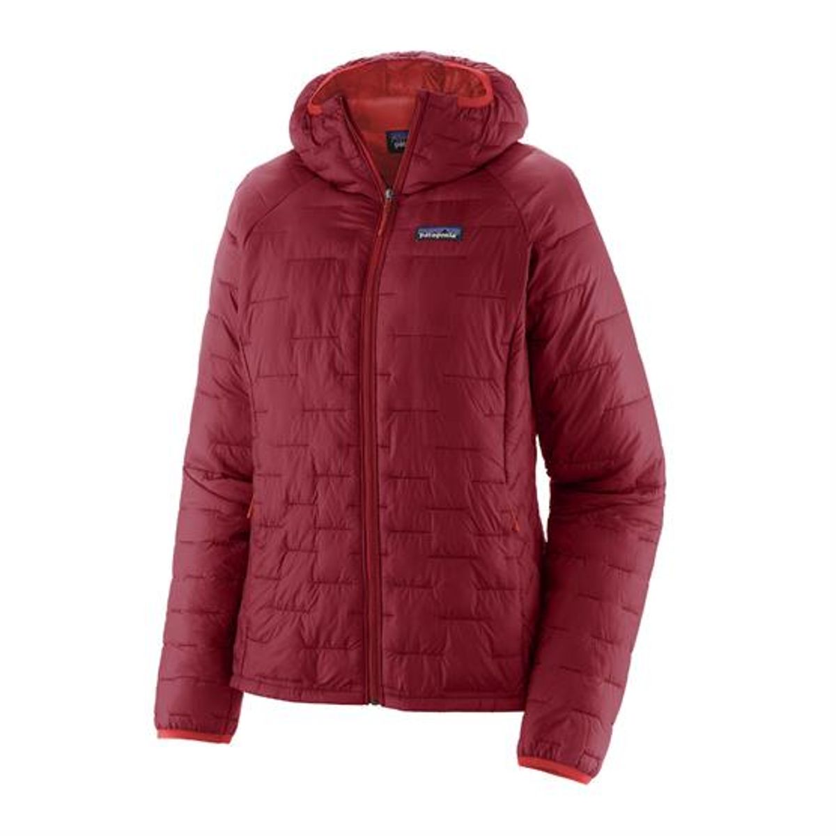 Patagonia Womens Micro Puff Hoody, Wax Red