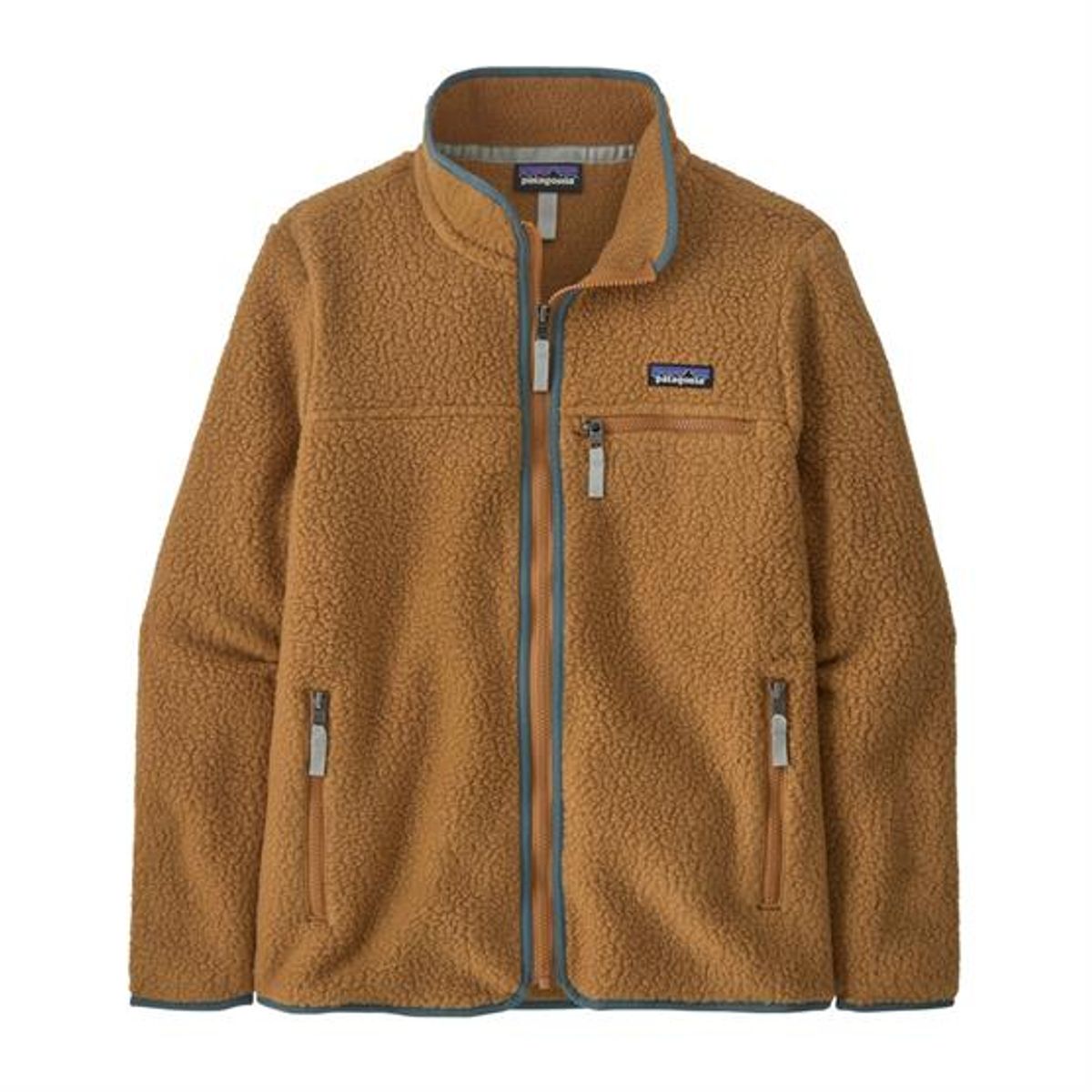 Patagonia Womens Retro Pile Jacket, Nest Brown / Nouveau Green