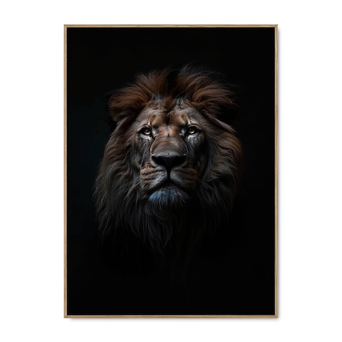 Lion of the night - 90x120 cm. - Ege ramme