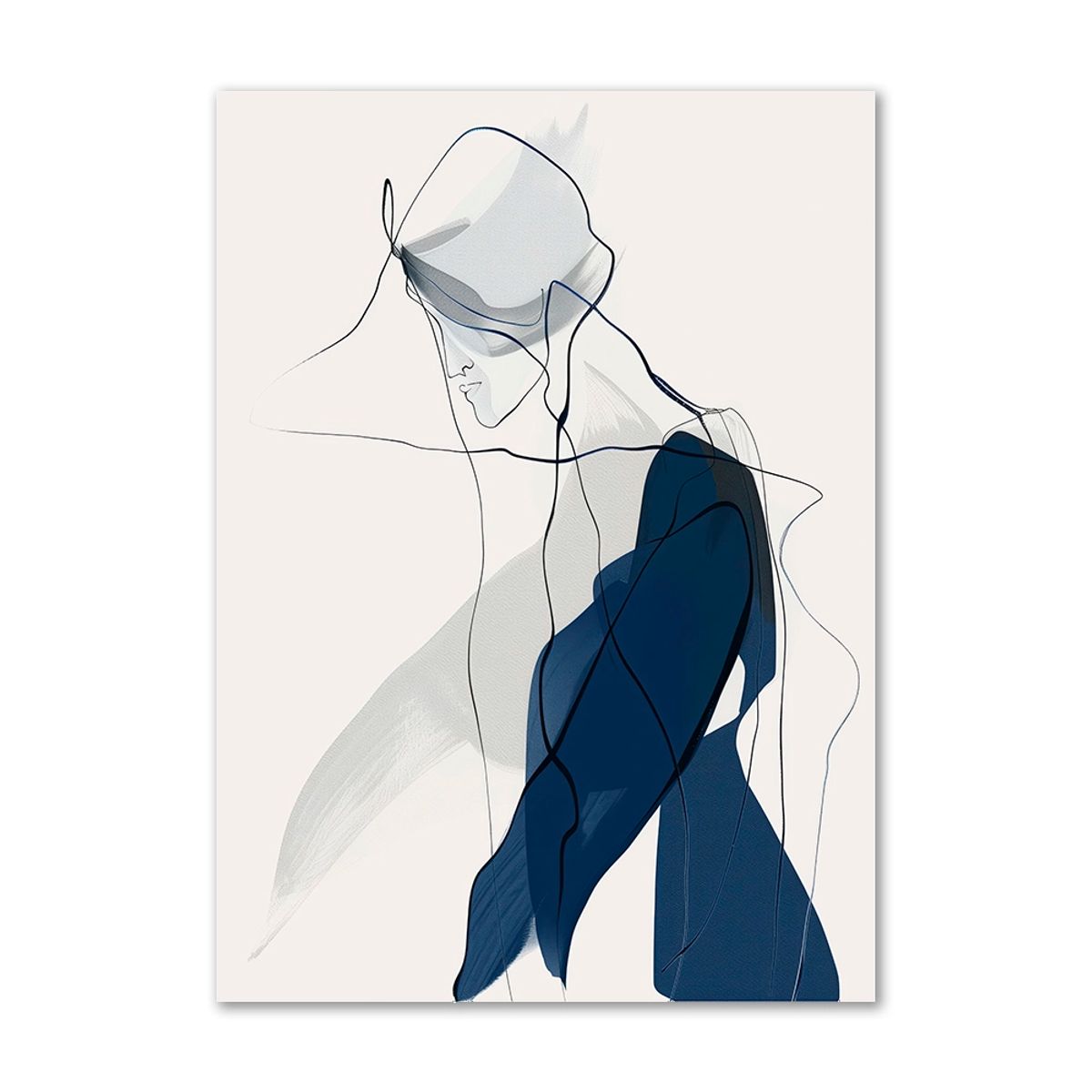 Shades of Elegance - 70x100 cm. - Ingen