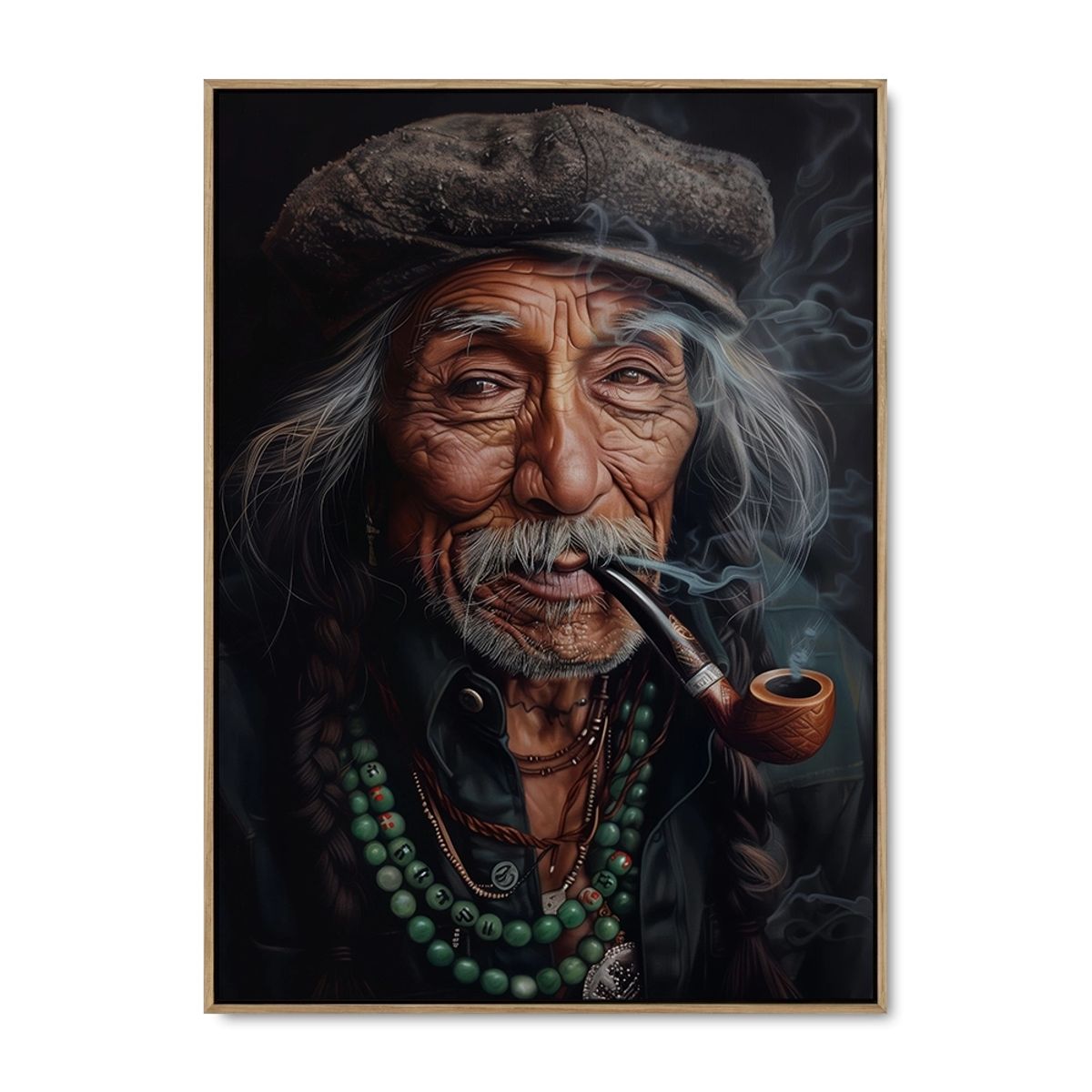 Wise Gaze - 60x80 cm. - Ege ramme