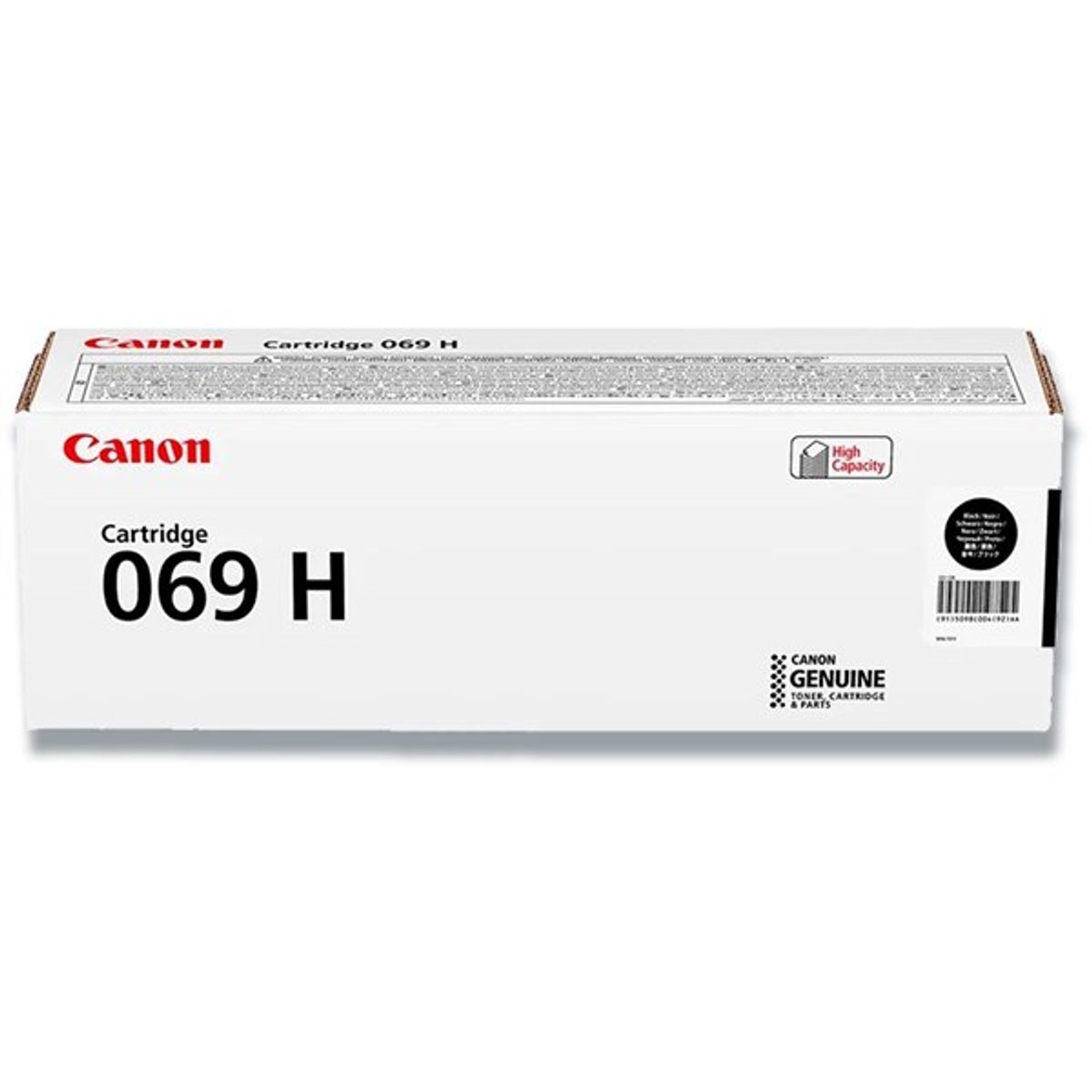 Sort lasertoner 069 H BK - Canon - 7.600 sider.