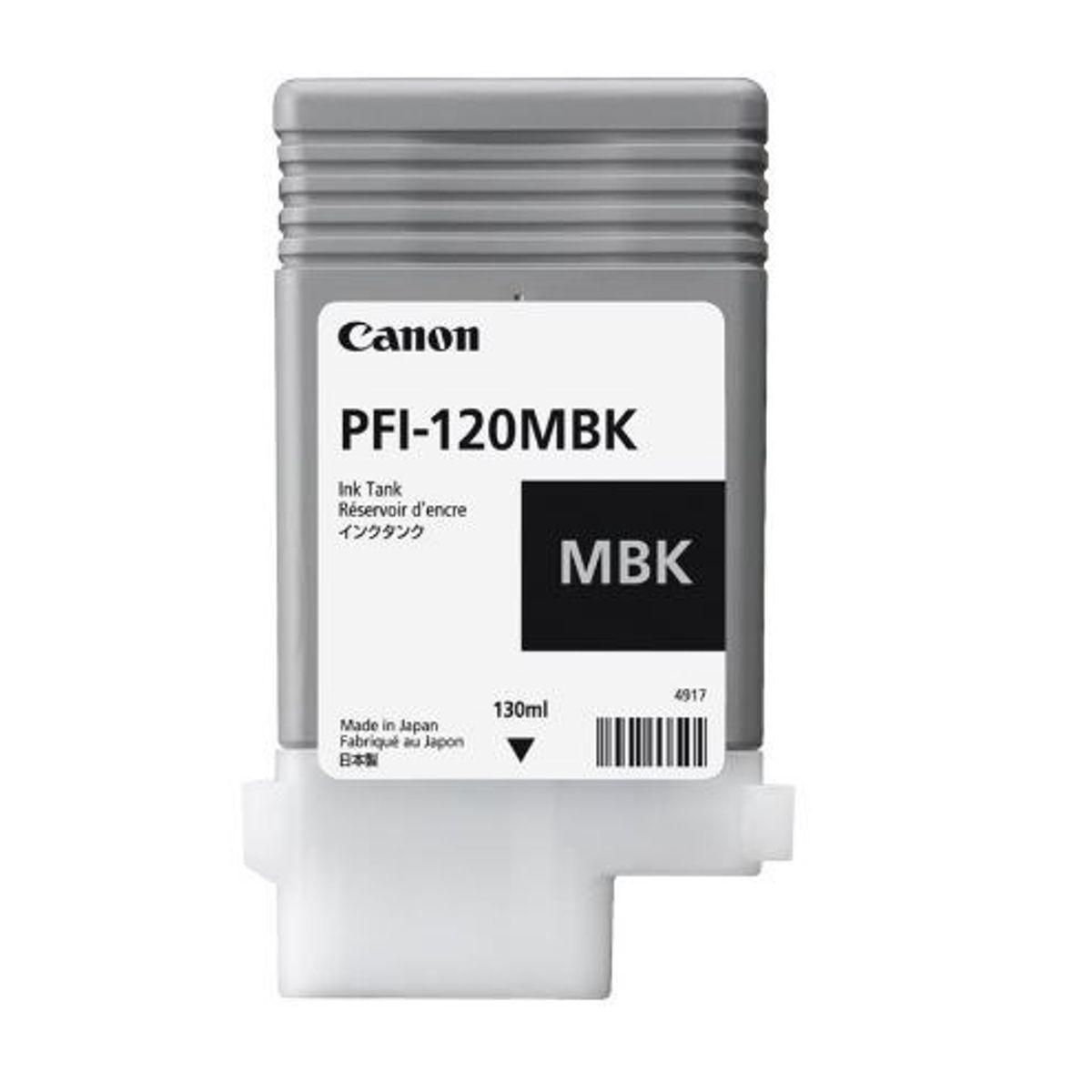 Mat sort blækpatron PFI-120MBK - Canon - 130ml.