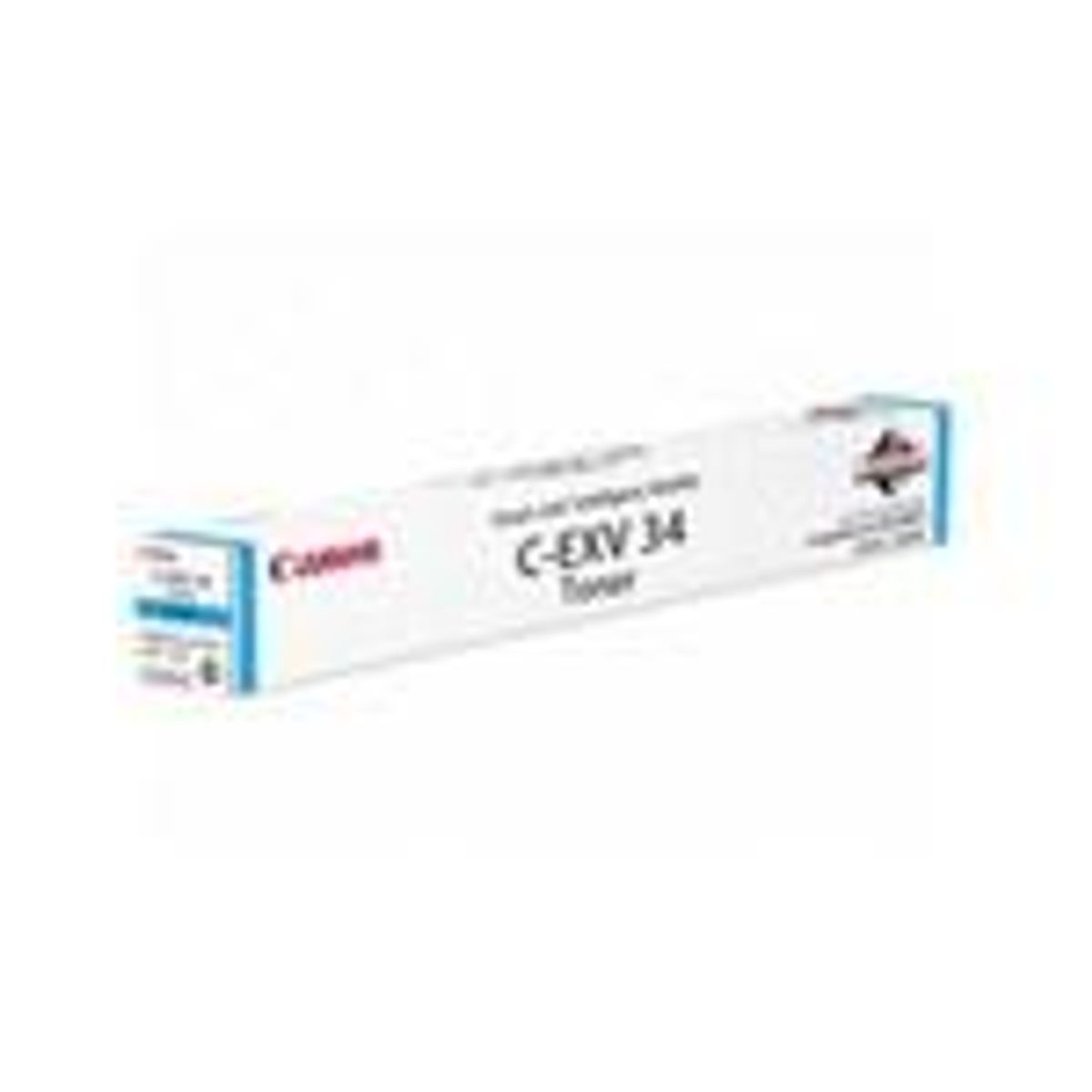 Cyan lasertoner C-EXV34 - Canon - 19.000 sider.