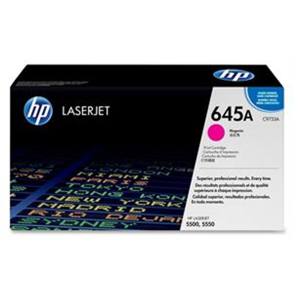 Magenta lasertoner Nr.645A - HP - 12.000 sider.