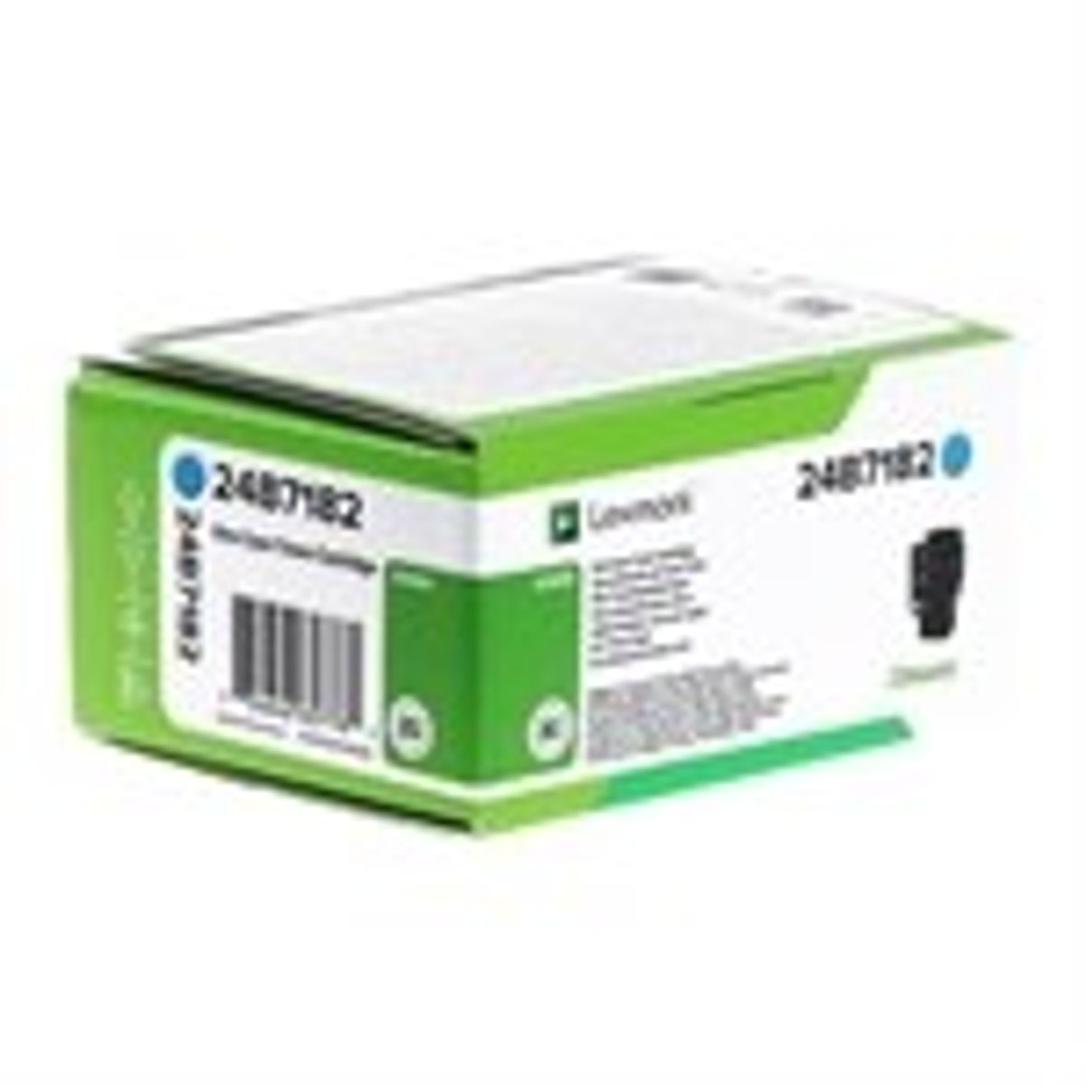 Cyan lasertoner - Lexmark 24B7182 - 6.000 sider