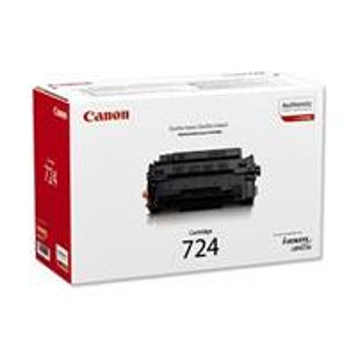 Sort lasertoner - Canon 724 - 6.000 sider.