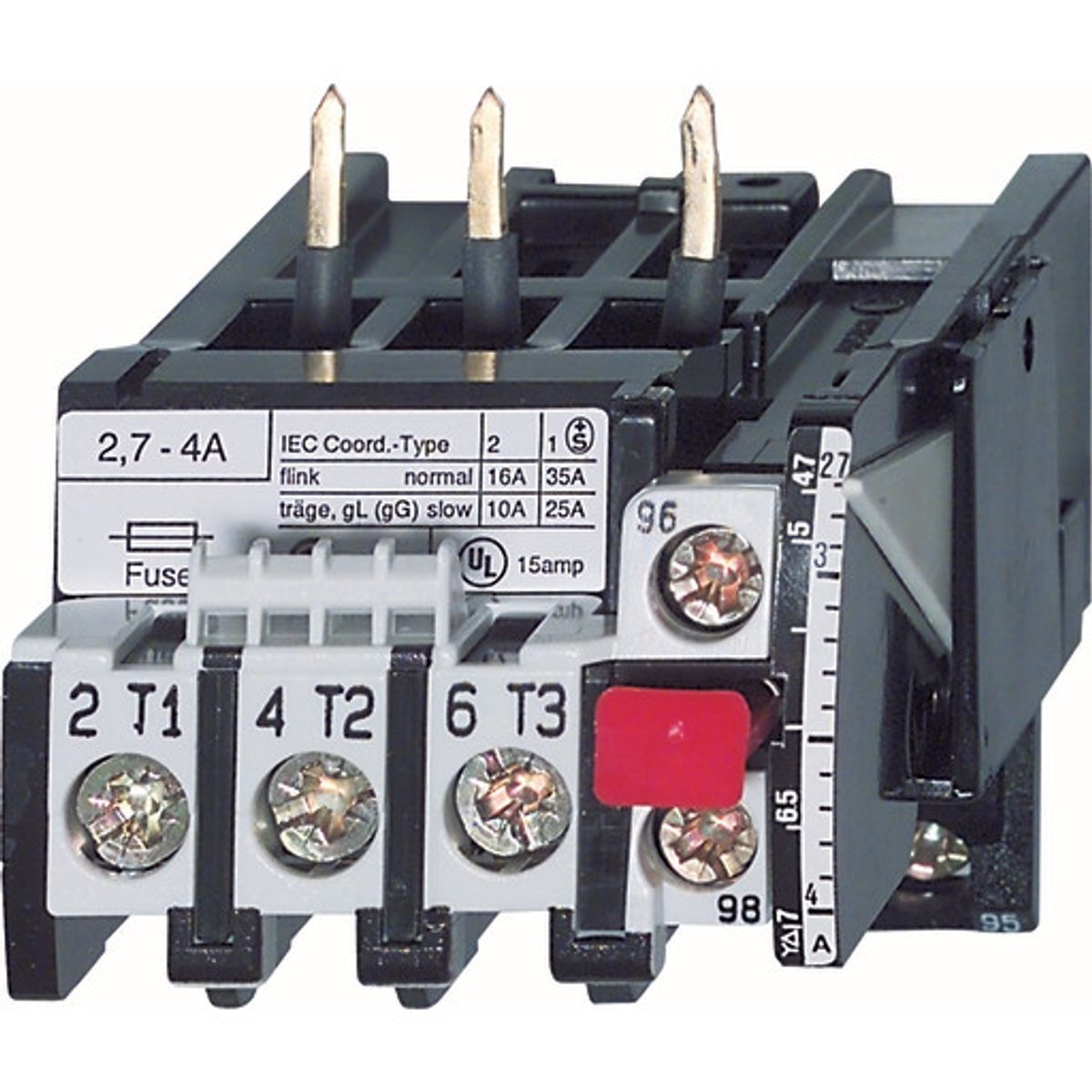 Termorelæ U12-16E-K3, 6,0-9,0A