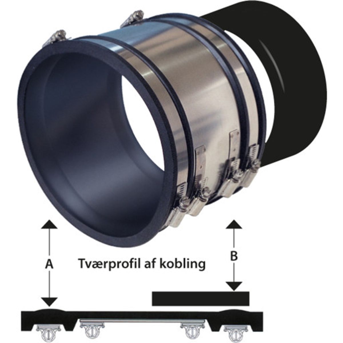 HOFOR L300 kobling 315 mm til ler 30 cm, i jord