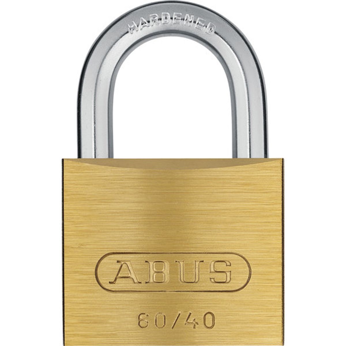 Abus 60/40 hængelås, messing