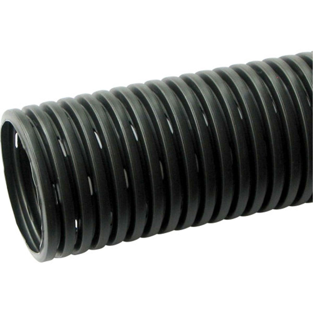 50 meter Eurodrain 100/91 mm PE-drænrør med 1,8 x 13 mm slids, 50 m