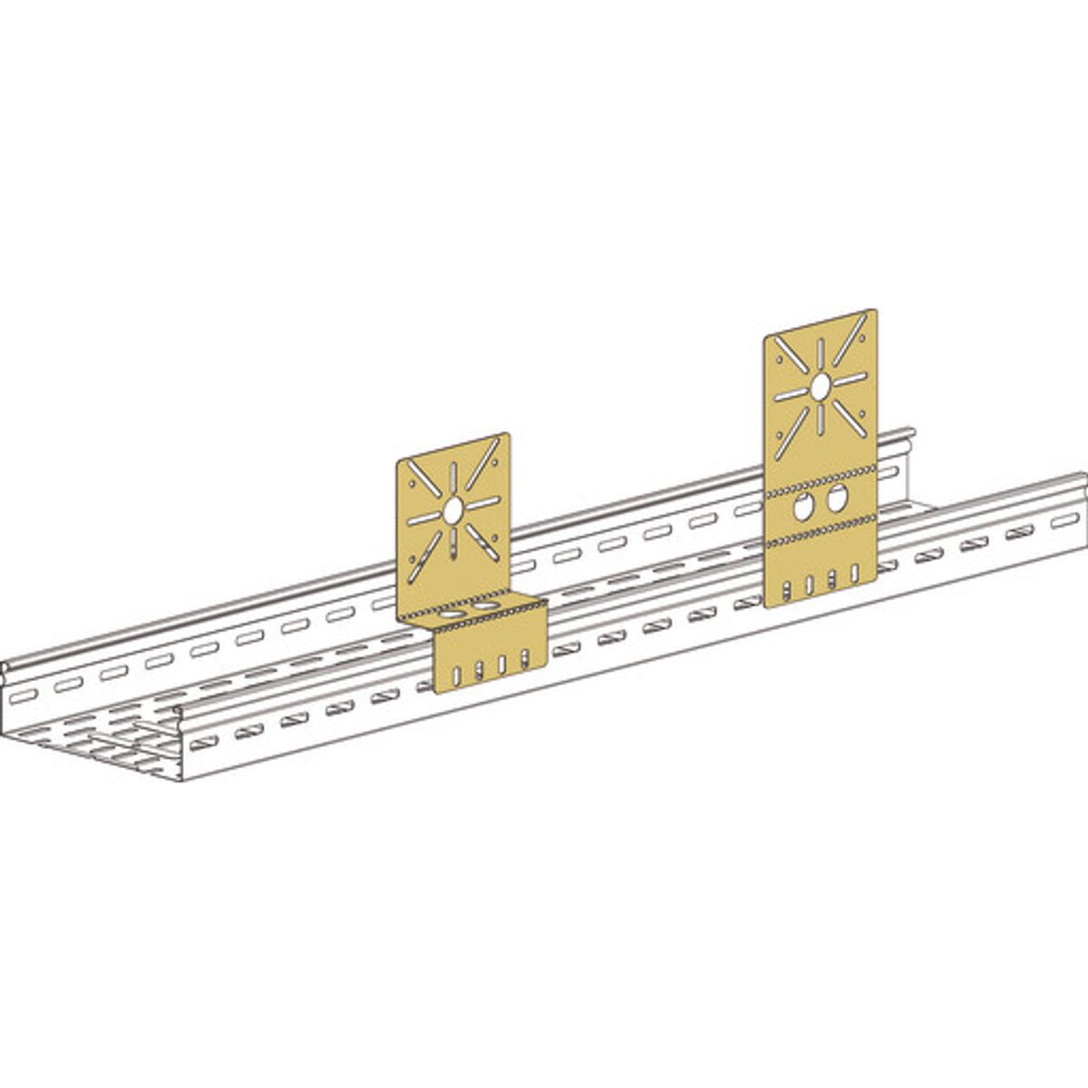 Montageplade Universal P31 varmgalvaniseret