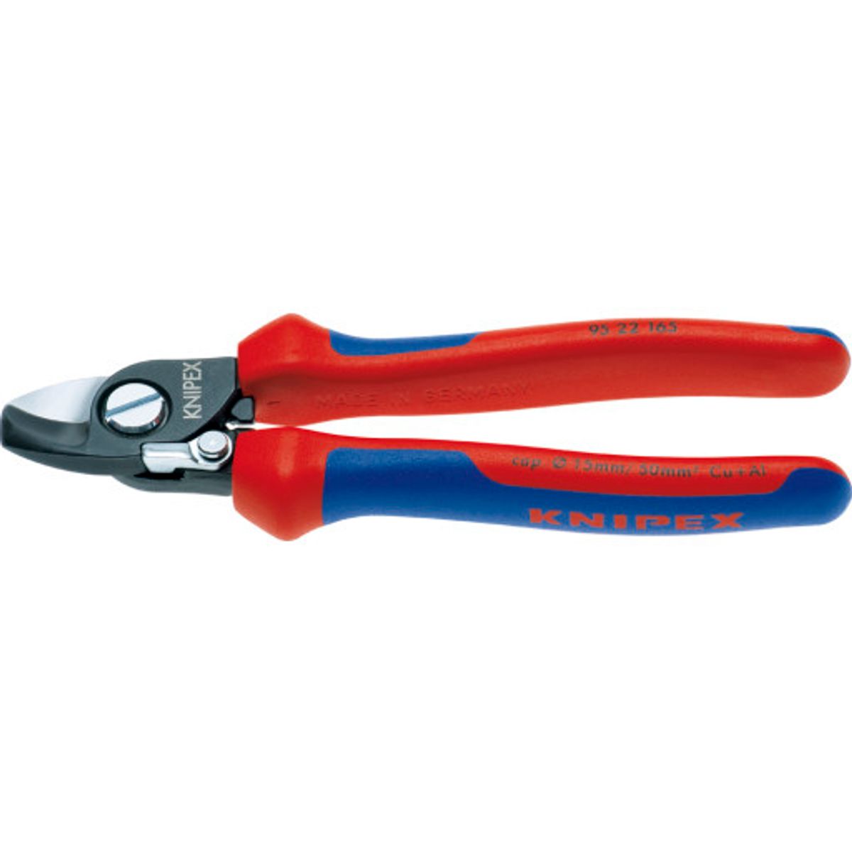 KNIPEX 9522-165mm kabelsaks med åbningsfjeder