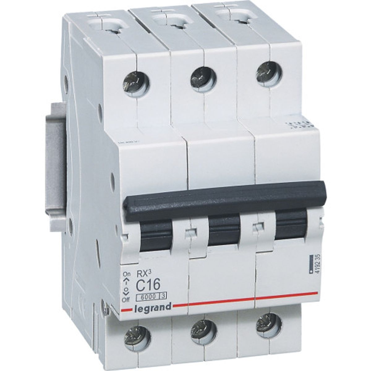 Automatsikring RX3 C 16A 3P, 3M, 6kA