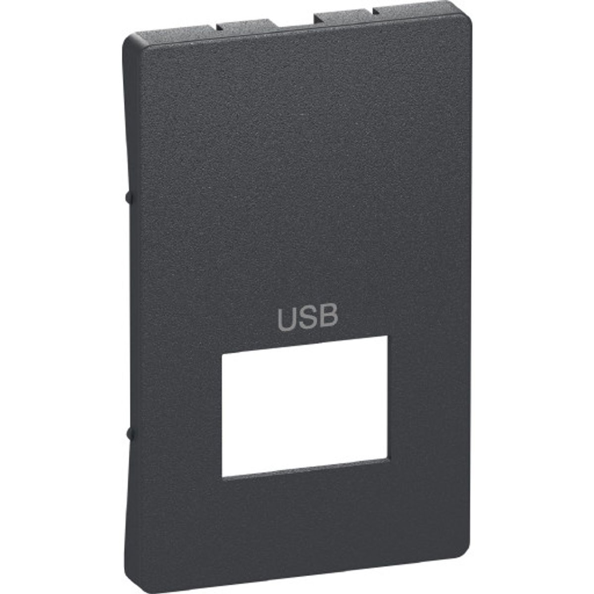 LK Fuga tangent til USB 3.0 udtag i koksgrå