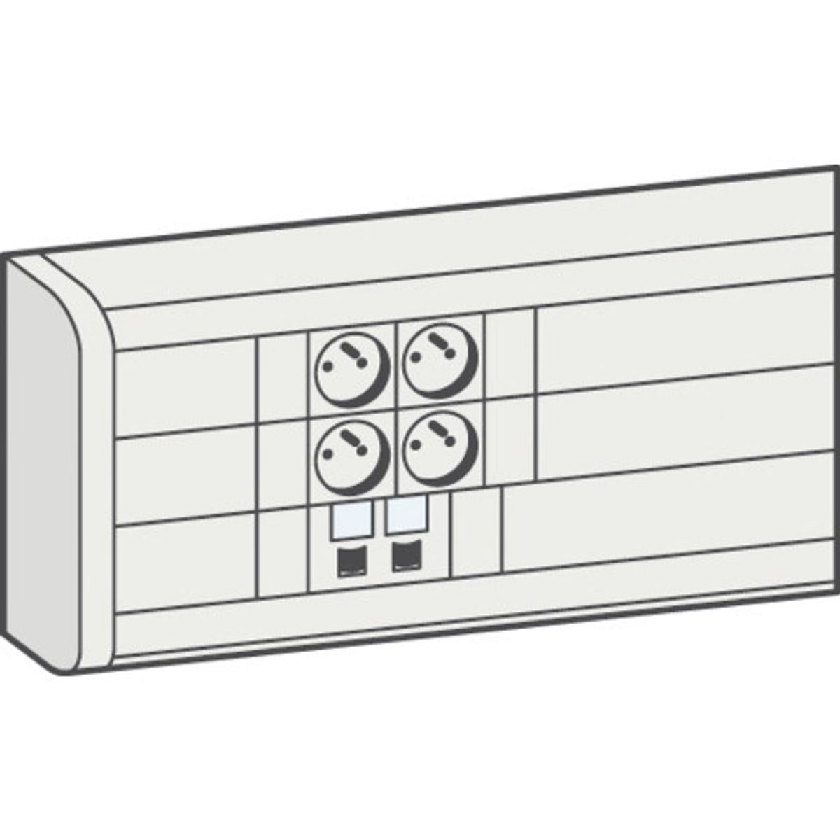 5 stk ENDESTYKKE 50X180 KLIKSYSTEM