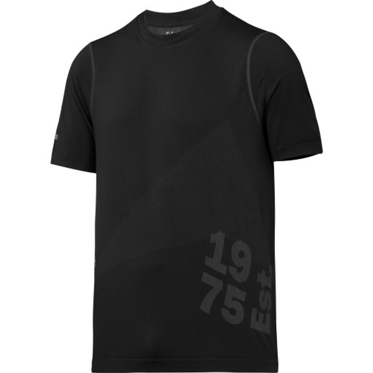 Snickers T-shirt 2519 FlexiWork 37.5, sort, str. S