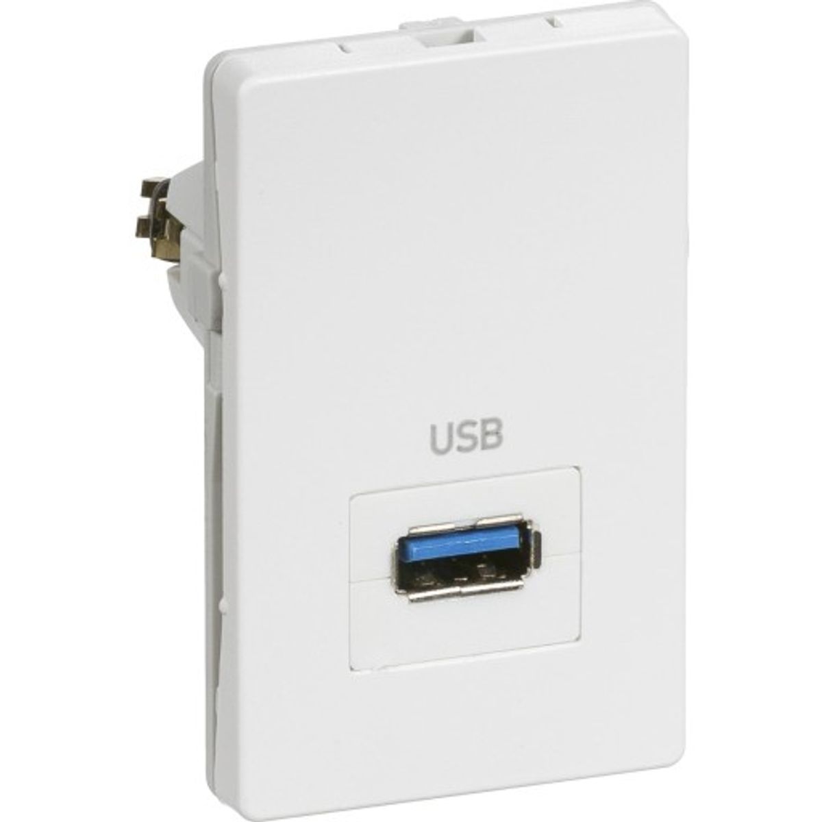 LK Fuga USB 3.0 udtag, hvid