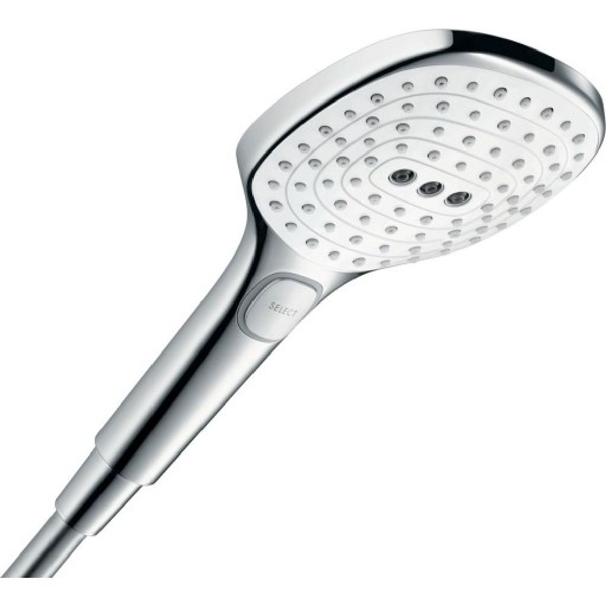 Hansgrohe Raindance Select E 120 håndbruser, krom/hvid