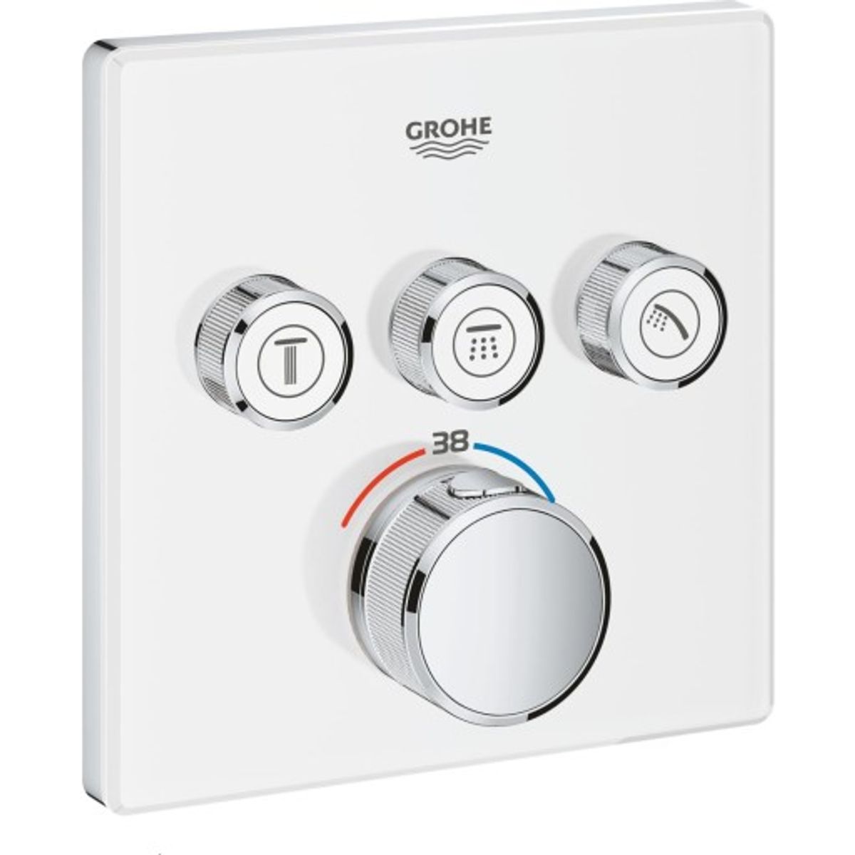 Grohe Grohtherm SmartControl brusearmatur, hvid