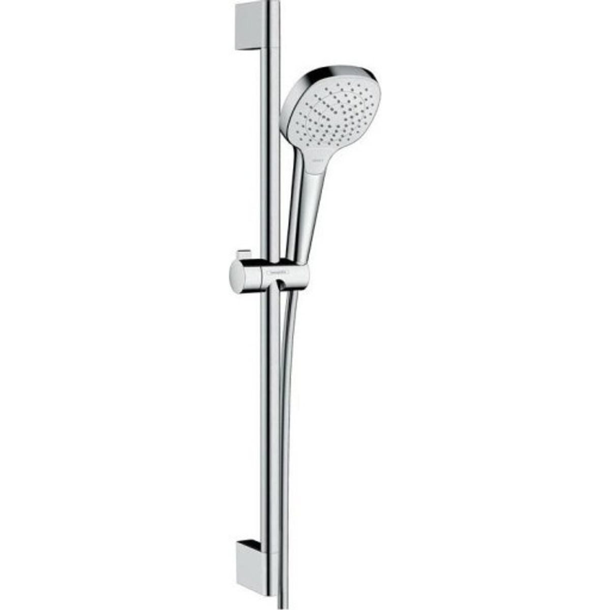 Hansgrohe Croma Select E Vario brusesæt, vandbesparende, krom/hvid