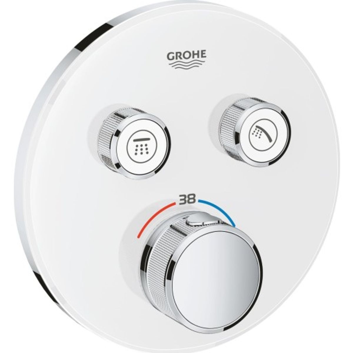 Grohe Grohtherm SmartControl brusearmatur, hvid