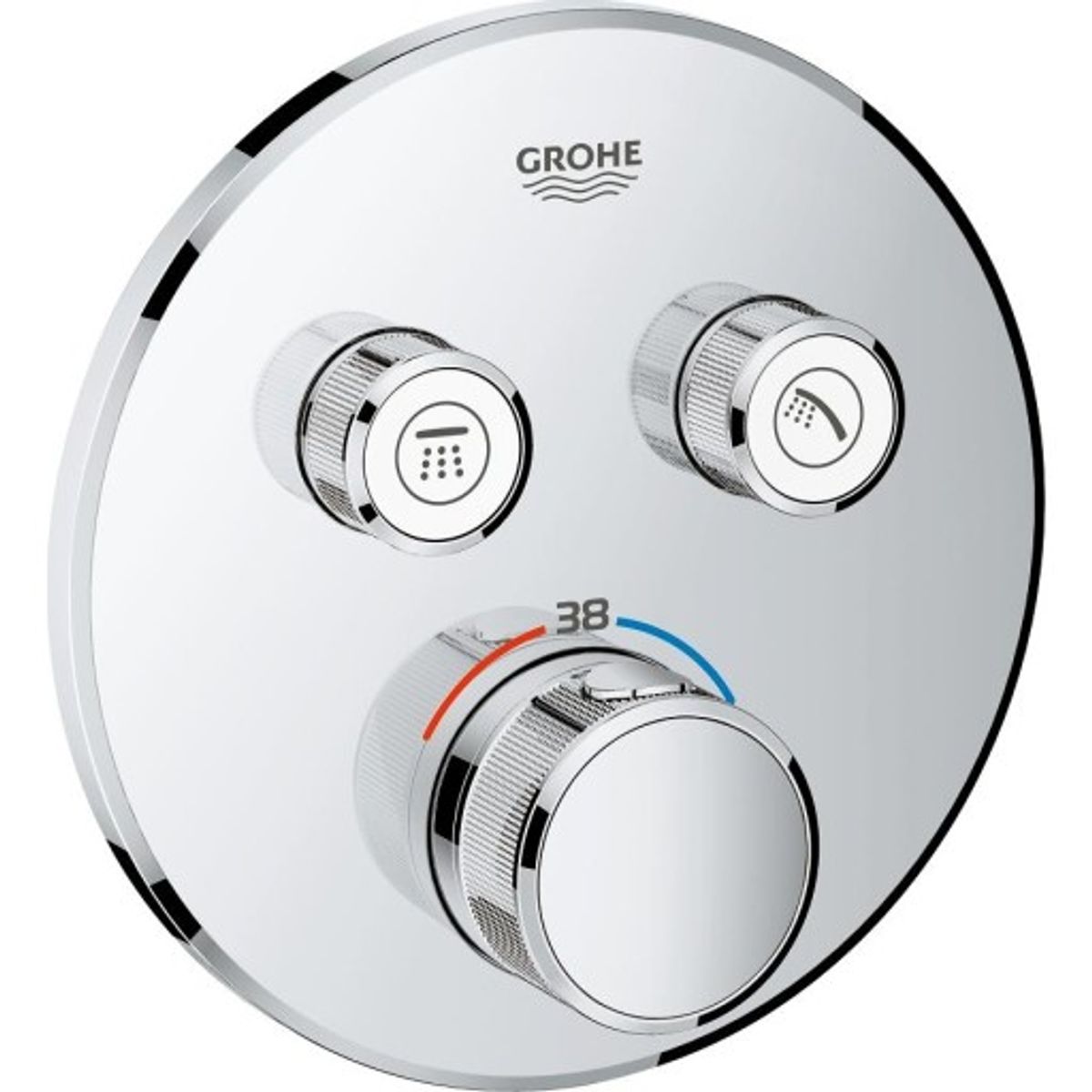 Grohe Grohtherm SmartControl brusearmatur, krom