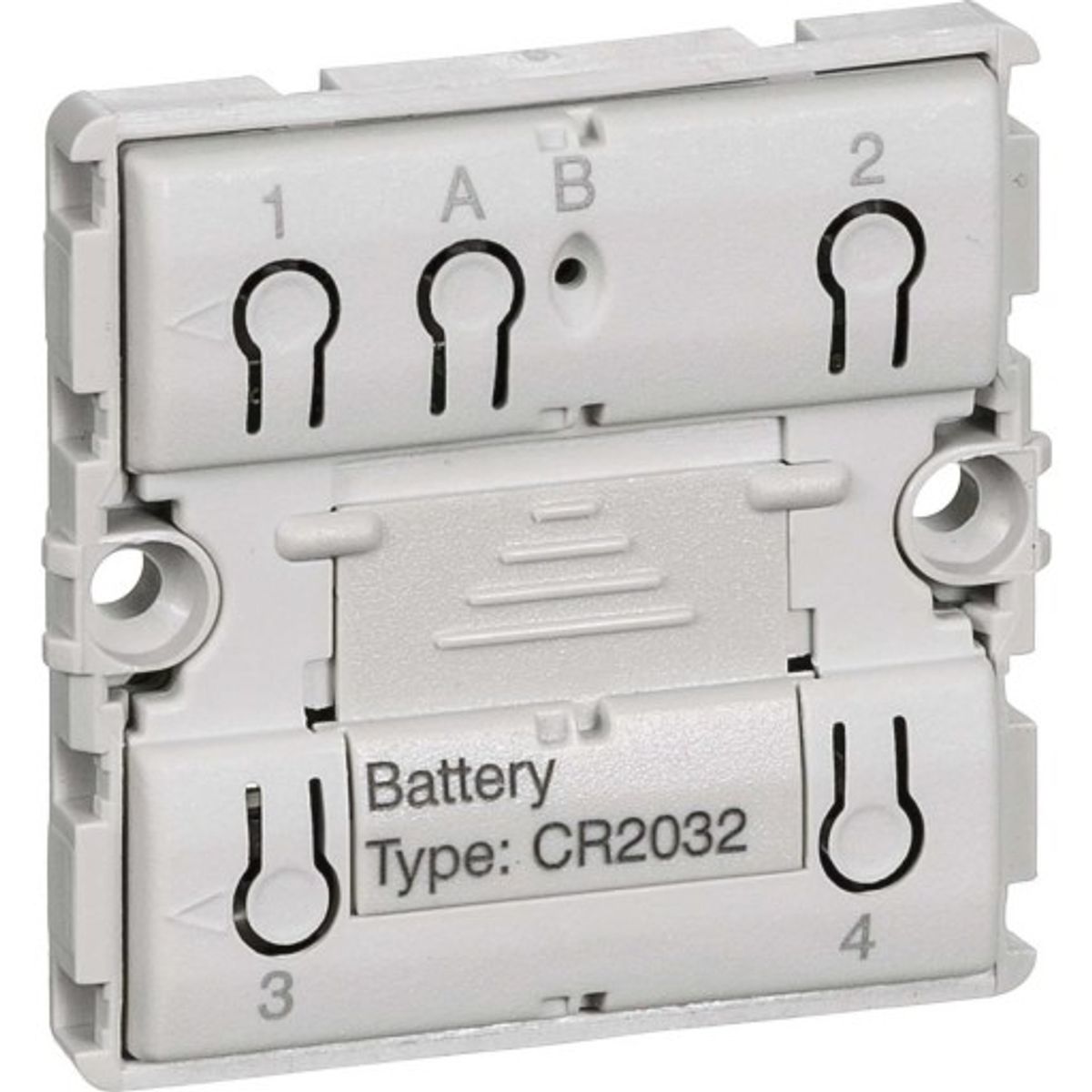 LK IHC Wireless Fuga Batteritryk, 4 slutte, 1 modul, Uden afdækning