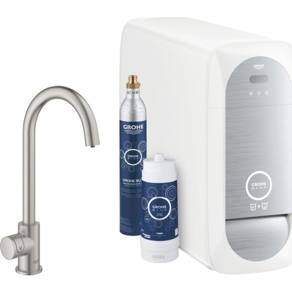 Grohe Blue Home Mono køkkenarmatur, stål