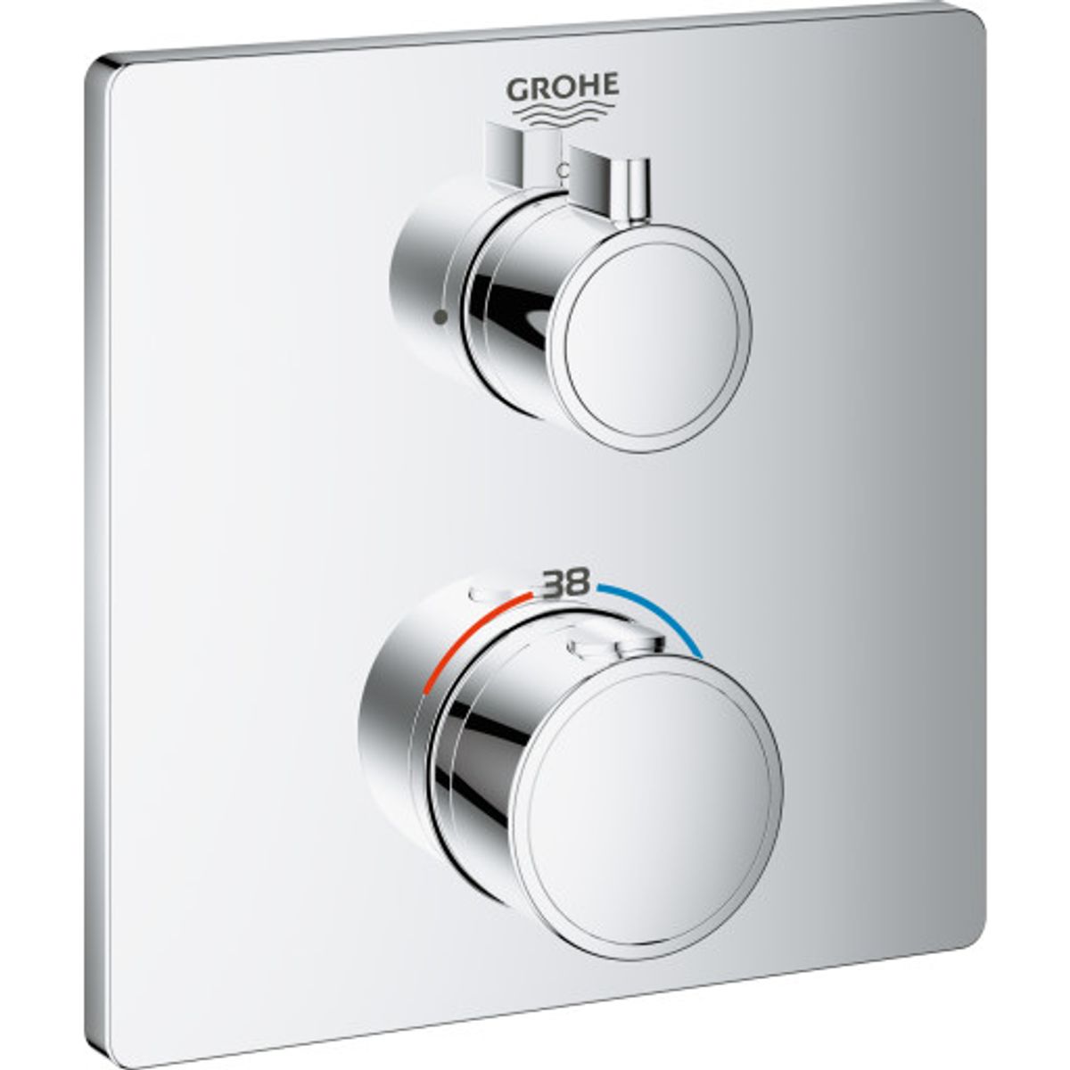 GROHE Grohtherm forplade til smartbox firkantet til hovedbrus