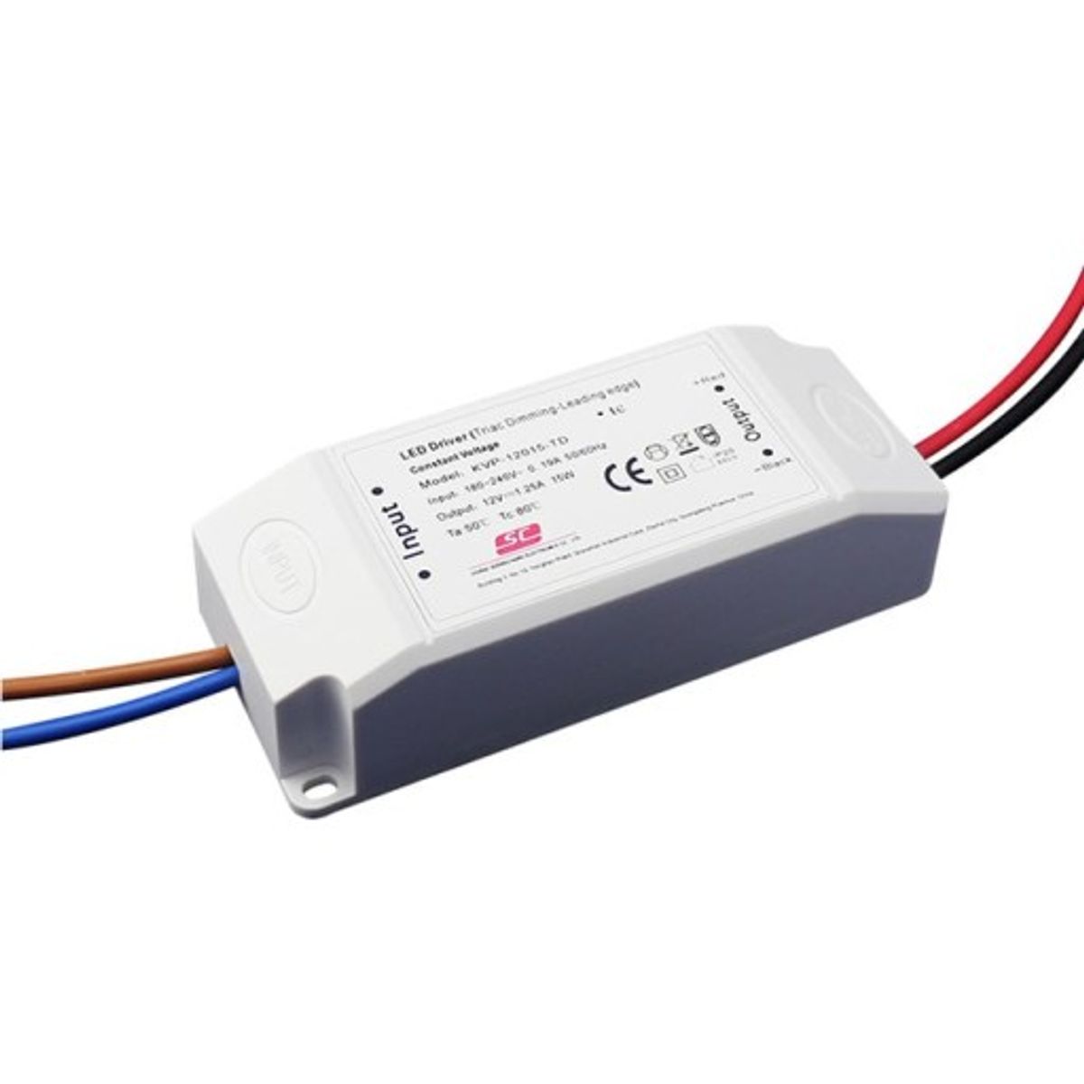 LED driver 24V DC 15W, triac / fase dæmpbar, IP20