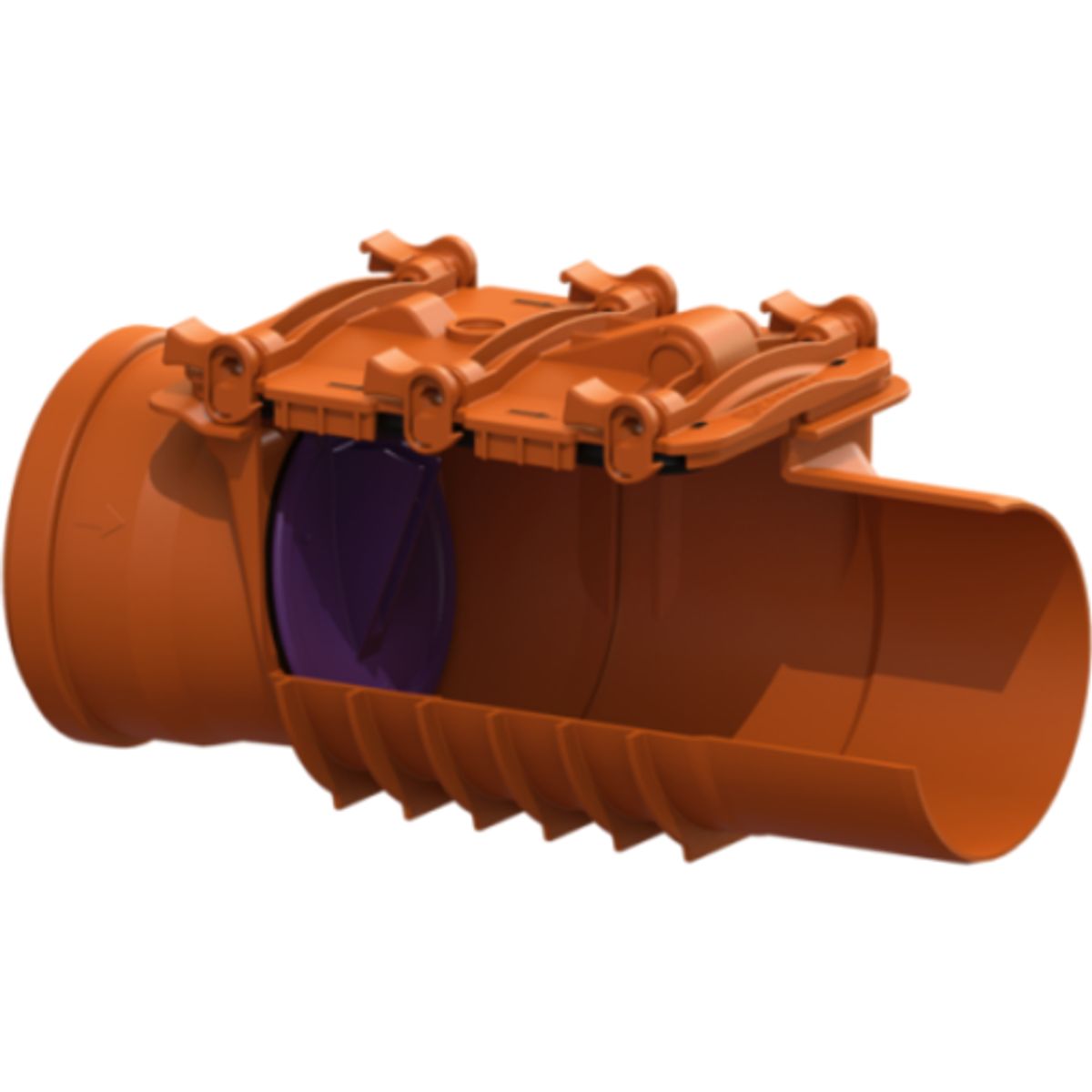 Kessel 160 mm kontraklap til drænvand, 1-klap, model 71